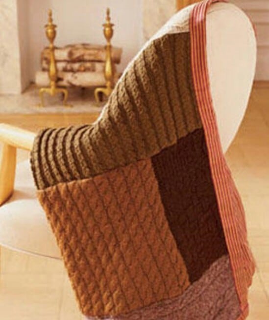 50 Amazingly Creative Upcycling Projects For Old Sweaters Blanket