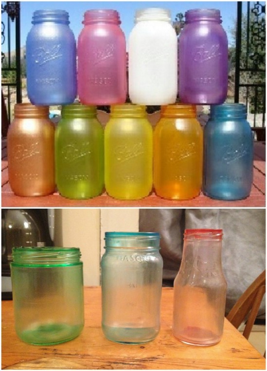 Sea Glass Jars