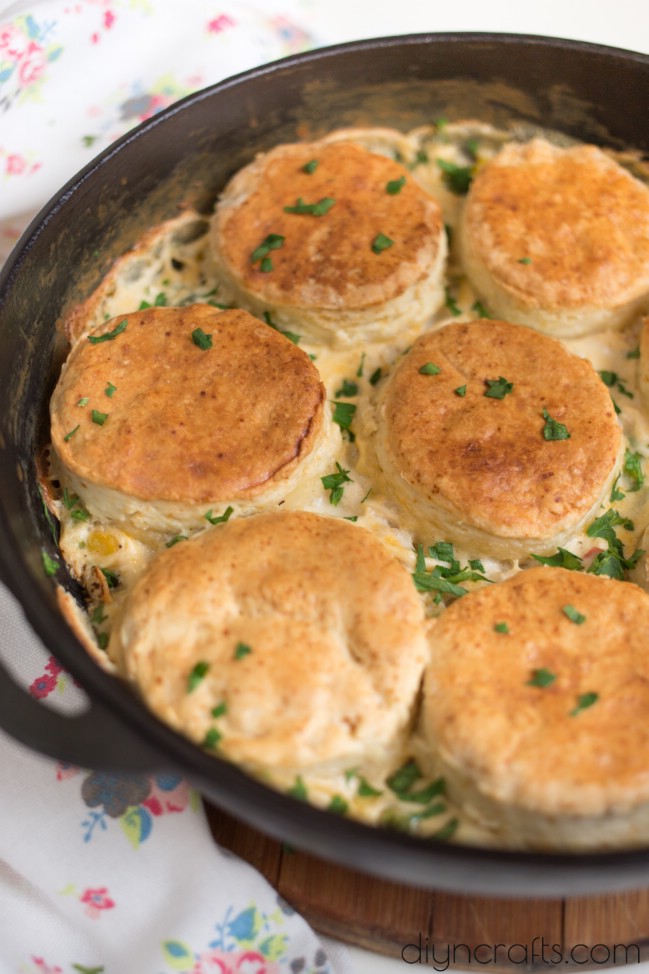 Easy And Delicious Cast Iron Skillet Chicken Pot Pie Is A Family