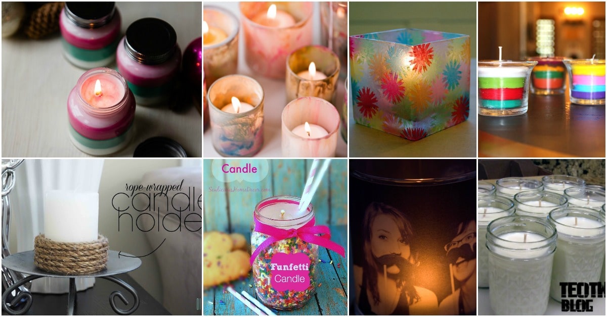 15 Decorative And Easy Candles And Votives You Can DIY For Under 1