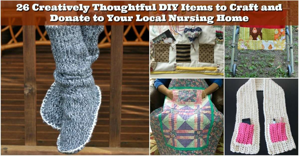 26 Creatively Thoughtful DIY Items to Craft and Donate to 