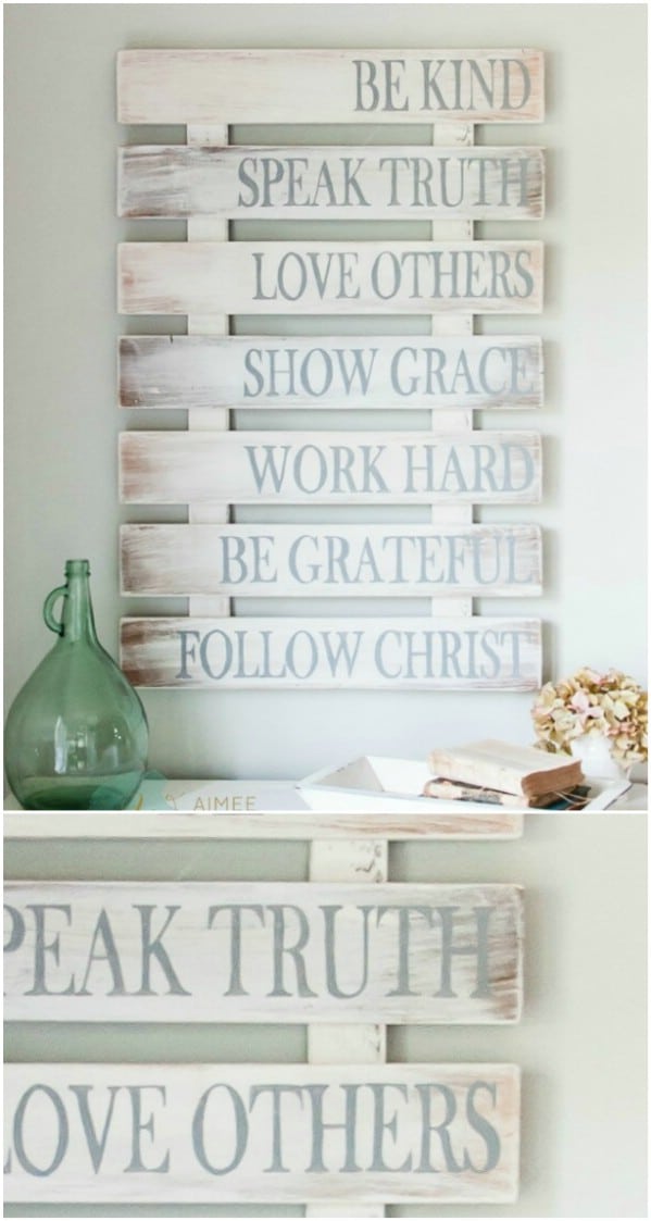 Rustic Charm Home Decor:15 DIY Wood Sign Ideas