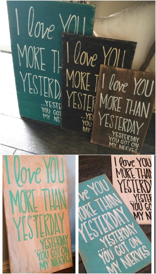 Rustic Charm Home Decor:15 DIY Wood Sign Ideas