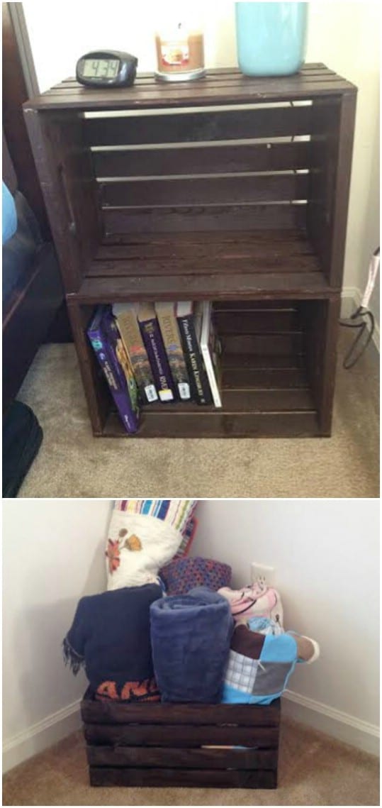 30 Amazingly Creative And Easy DIY Nightstand Projects DIY & Crafts
