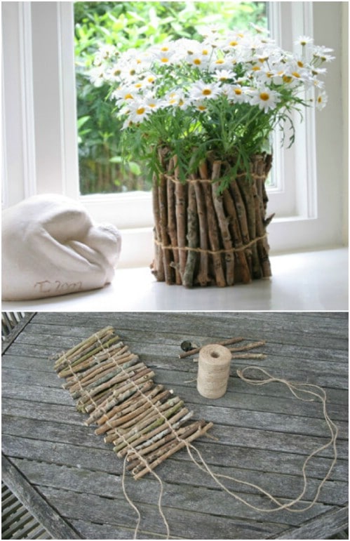 16 DIY Home And Garden Projects Using Sticks And Twigs - Style Motivation