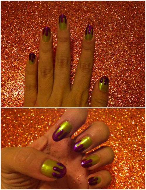 Ghoulish Bloody Monster Nails