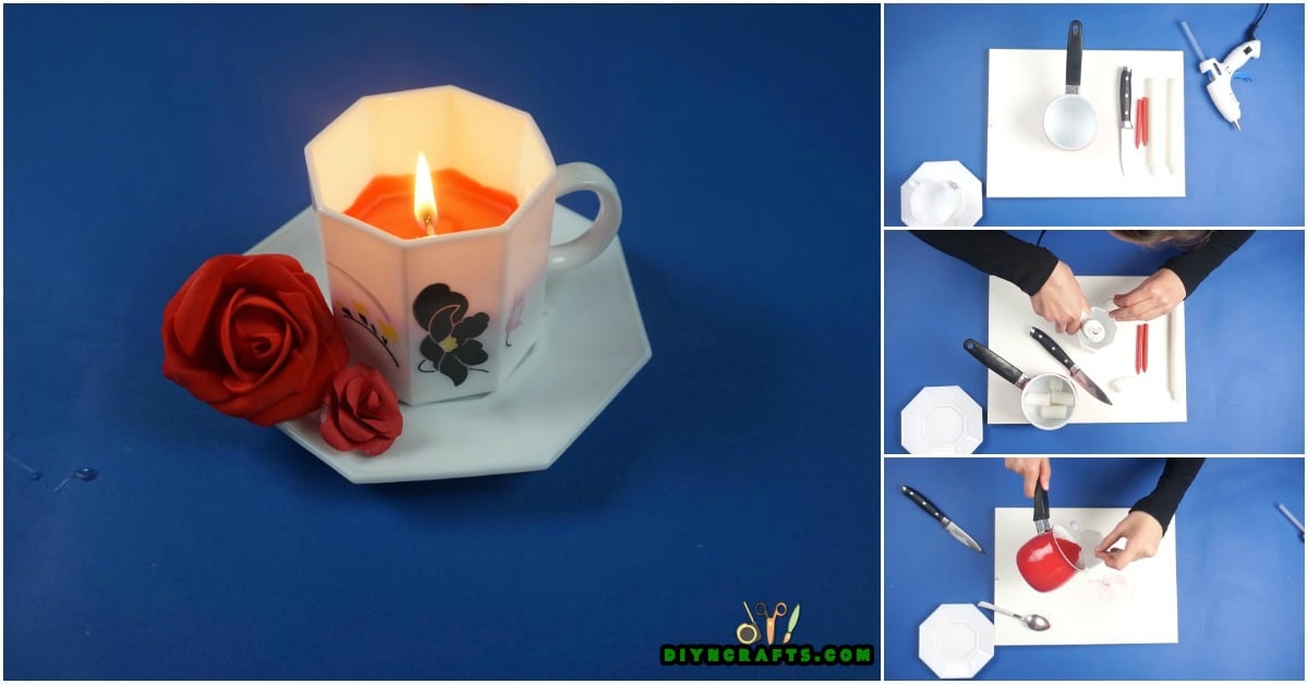 How to Make a Personalized Teacup Candle the Easy Way DIY & Crafts