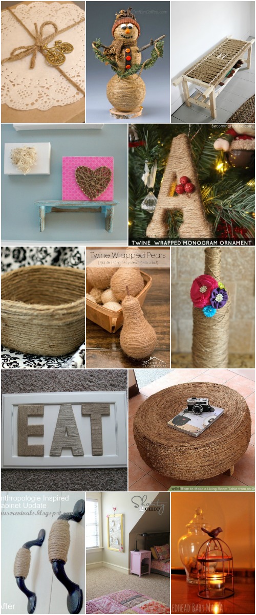 40 Rustic DIY Twine Projects To Decorate Your Home And Garden DIY