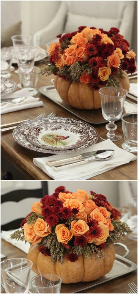 15 Totally Easy Last Minute DIY Thanksgiving Centerpiece
