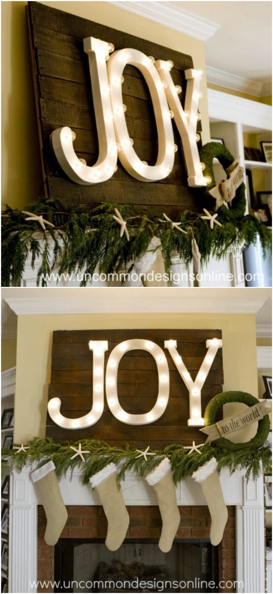 15 Beautiful DIY Recycled Wood Christmas Decorations