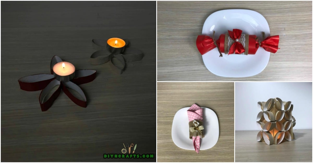 4 Fun and Decorative Paper Roll Crafts You Can Make in 3 Minutes DIY