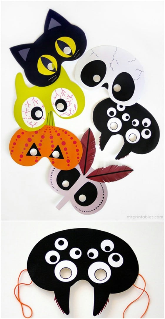 15 DIY Halloween Masks For Kids And Adults