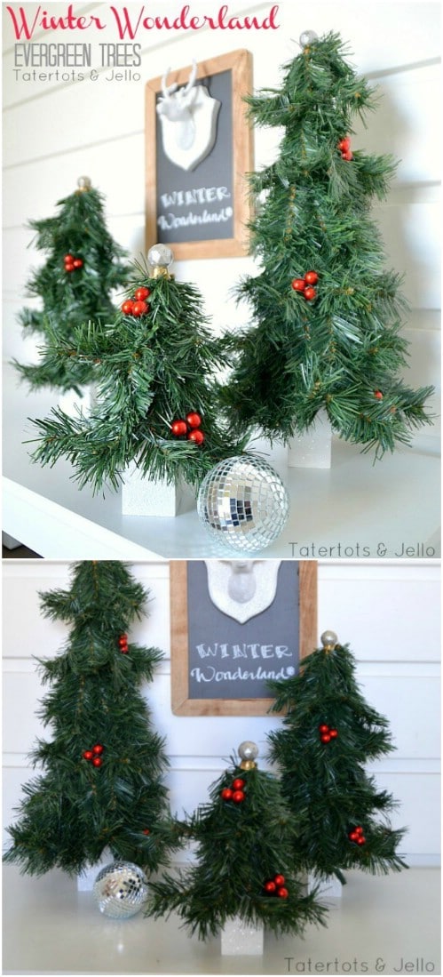 13 DIY Cozy Evergreen Christmas Decor Ideas