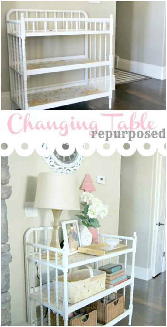 13 Creative DIY Ideas How to Repurpose Your Changing Table