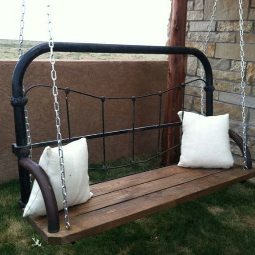 15 Brilliantly Creative Ways To Upcycle An Old Bed Frame DIY & Crafts