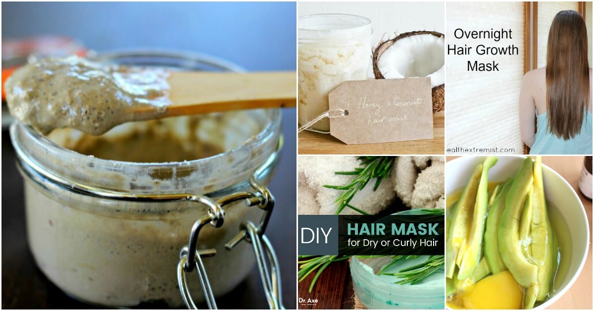 15 All Natural Homemade Hair Masks That Give You Healthy