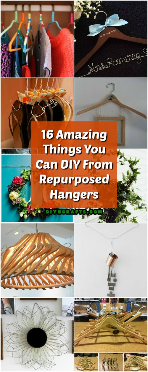 16 Amazing Things You Can DIY From Repurposed Hangers DIY & Crafts