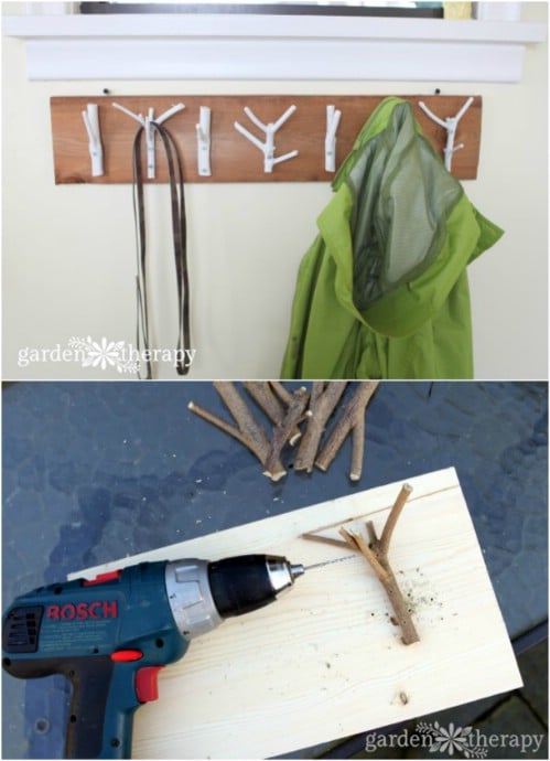 13 Creative DIY Coat Rack Ideas