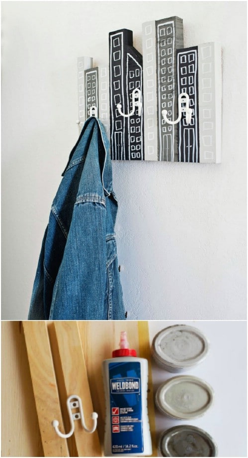 13 Creative DIY Coat Rack Ideas