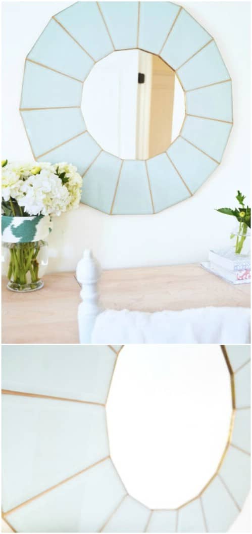 DIY Home Decor Project Ideas:14 Creative Mirrors to Make