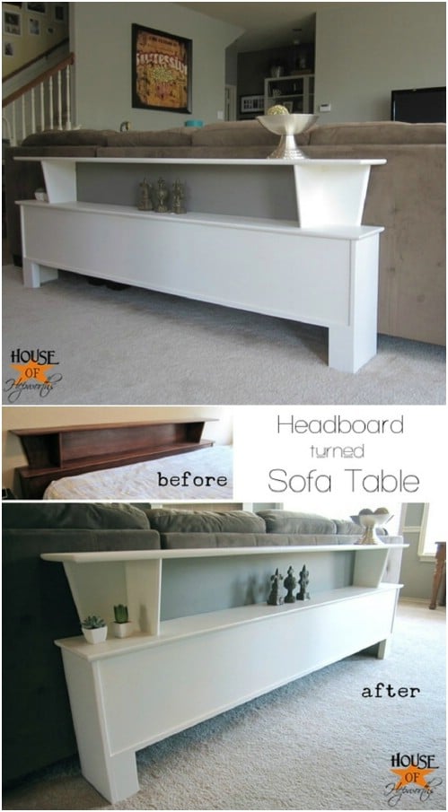 20 Astonishing Repurposing Ideas For Old Headboards And Footboards ...