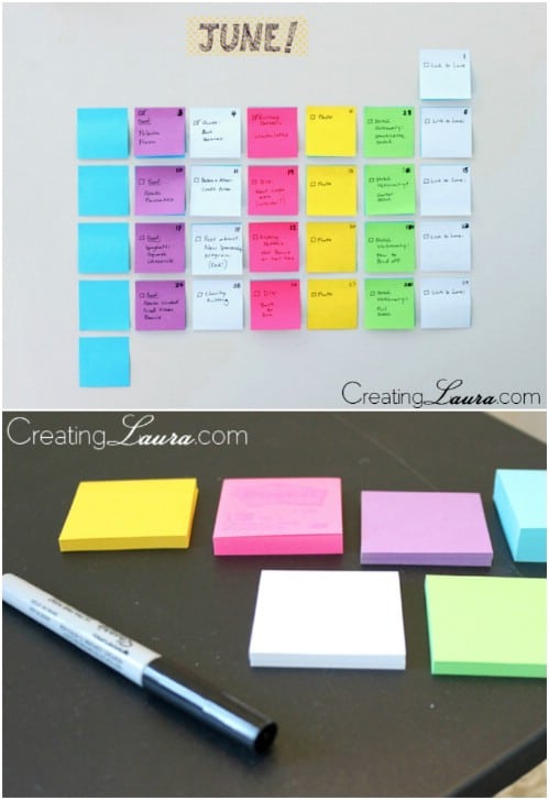 17 DIY Calendar Ideas To Start The New Year Organized