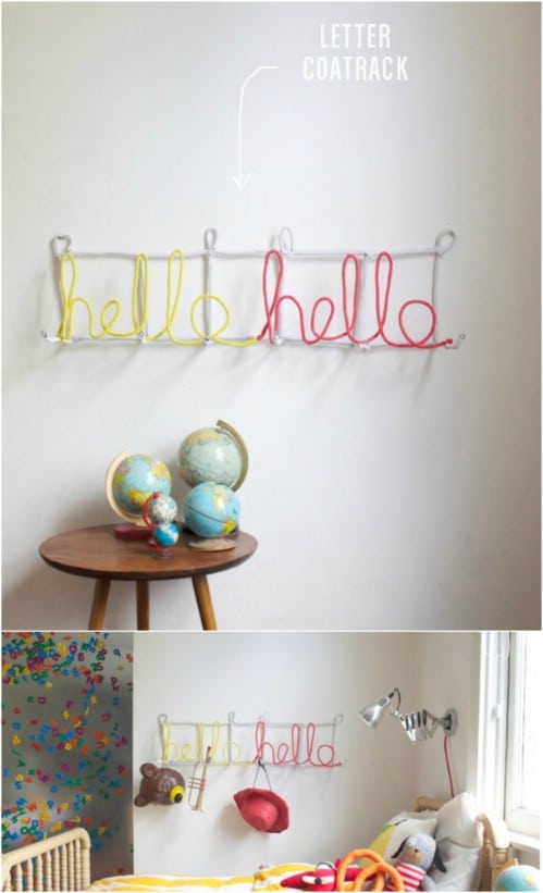 13 Creative DIY Coat Rack Ideas