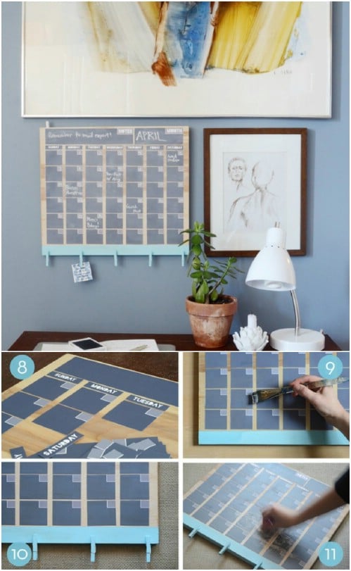 17 DIY Calendar Ideas To Start The New Year Organized