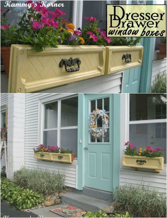 15 DIY Window Flower Box Planters
