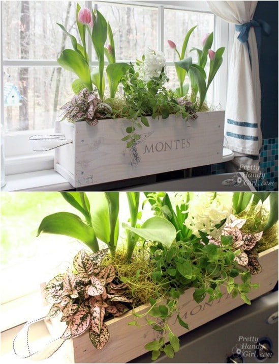 15 DIY Window Flower Box Planters