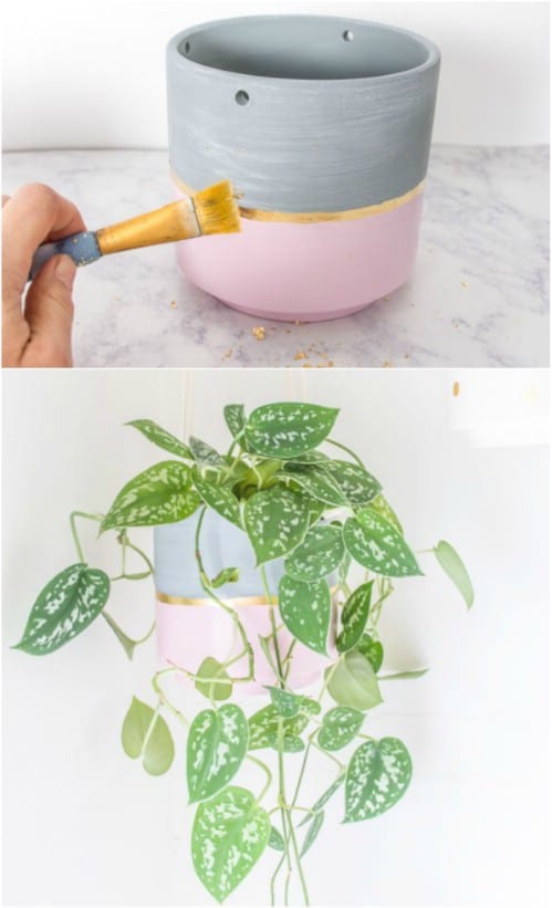 Spring Projects: 15 Easy DIY Hanging Planters