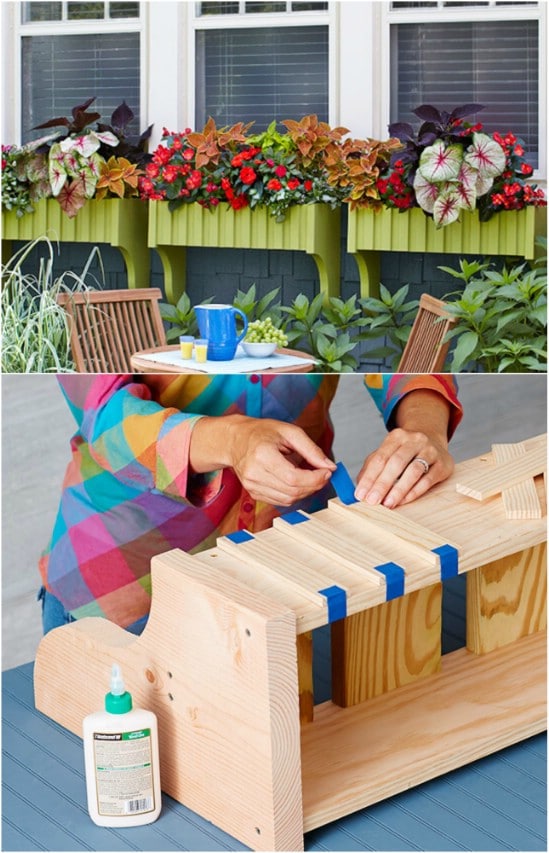 15 DIY Window Flower Box Planters