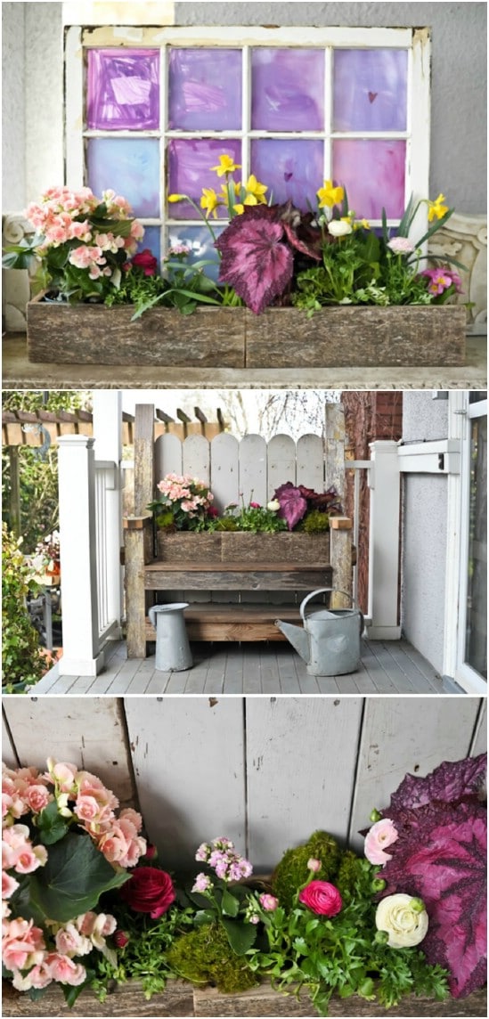 15 DIY Window Flower Box Planters