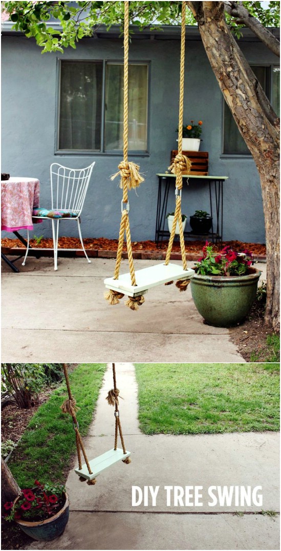14 Great DIY Backyard Swing Ideas