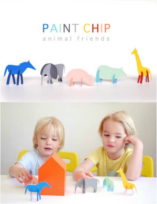 15 Easy and Fun DIY Paint Chip Projects