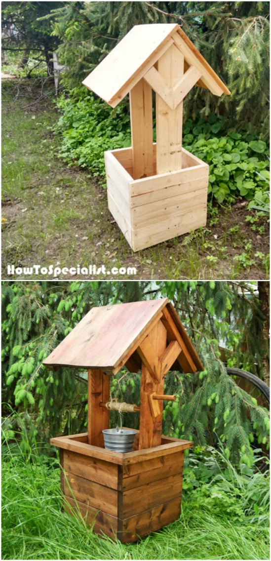 10 Easy DIY Garden Wishing Wells You Can Make Today – With ...