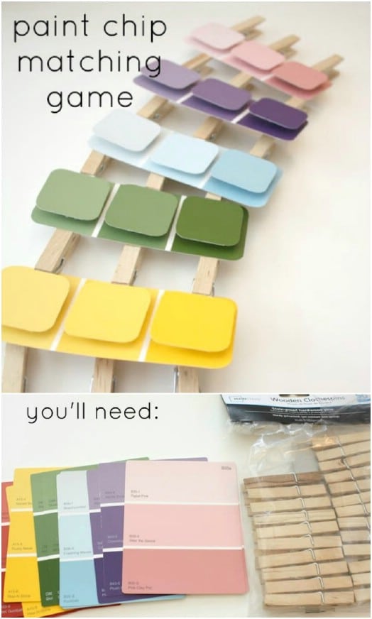 15 Easy and Fun DIY Paint Chip Projects