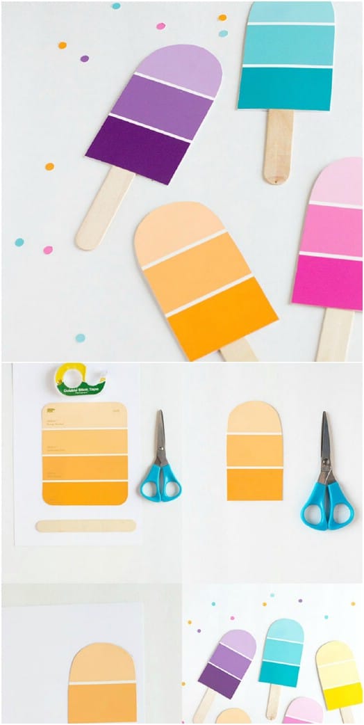 15 Easy and Fun DIY Paint Chip Projects