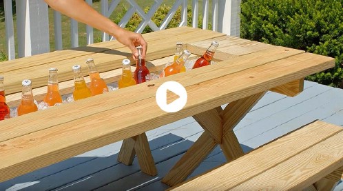 18 Rustic DIY Picnic Tables for an Entertaining Summer 