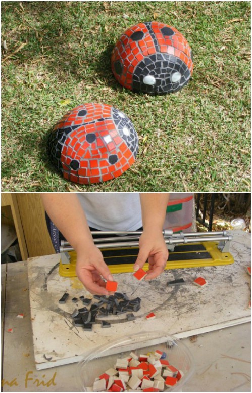 DIY Concrete Garden Ornaments