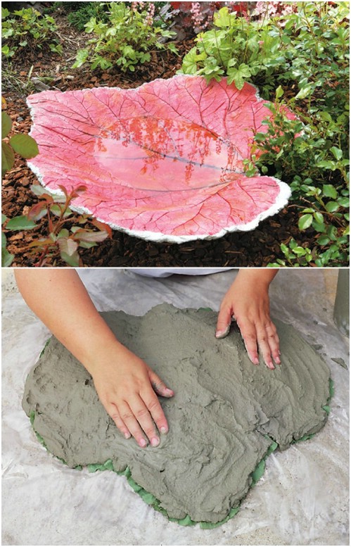 DIY Concrete Garden Ornaments