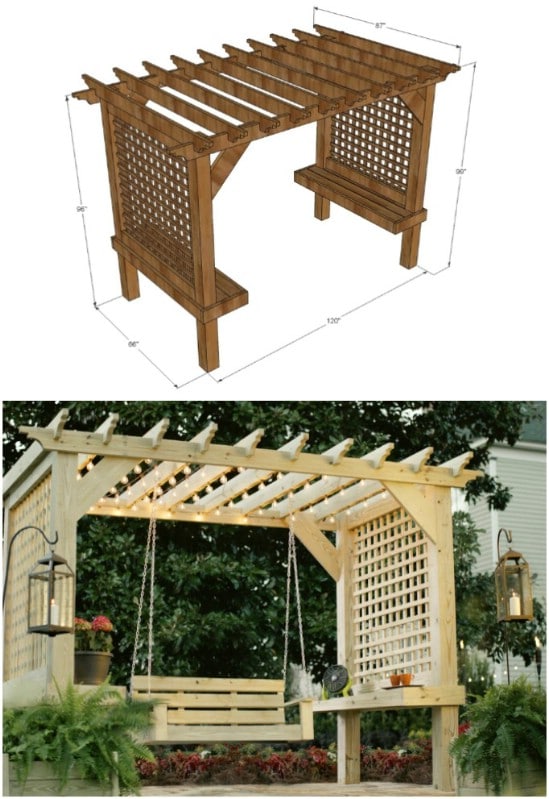 15 DIY Pergola Ideas and Plans You Can Build in Your Garden - Style