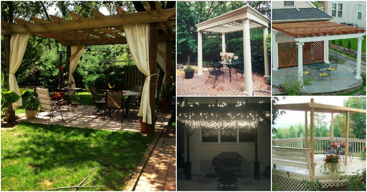 20 DIY Pergolas With Free Plans That You Can Make This ...