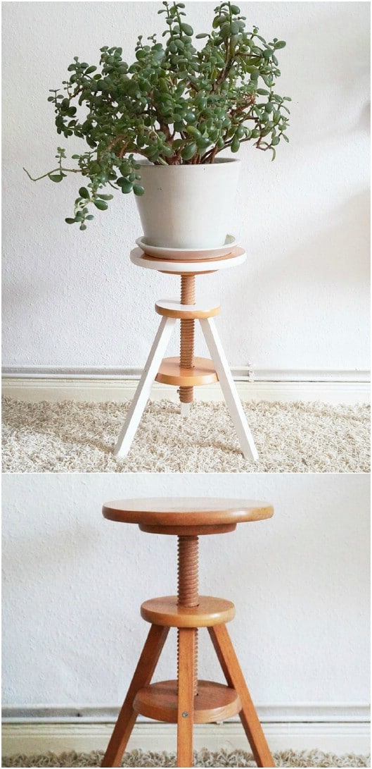 10 Easy DIY Outdoor Plant Stands To Show Off Those Patio Plants In