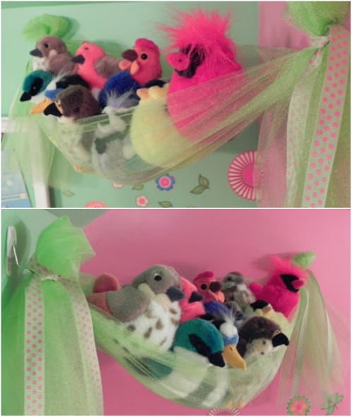 13 Genius DIY Stuffed Animal Storage Ideas
