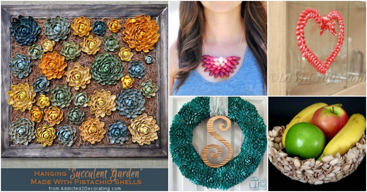 11 Creative Repurposing Ideas For Pistachio Shells DIY & Crafts