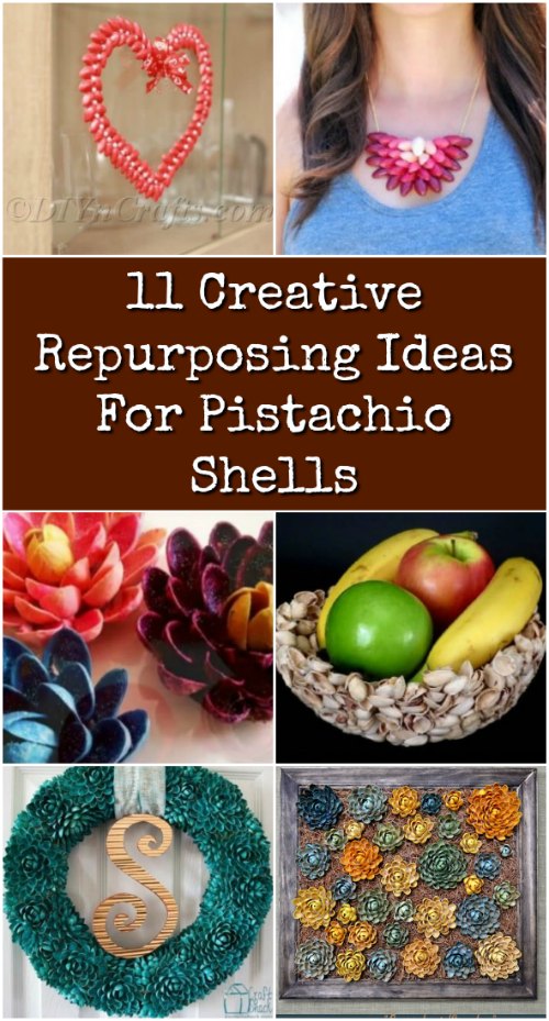 11 Creative Repurposing Ideas For Pistachio Shells DIY & Crafts