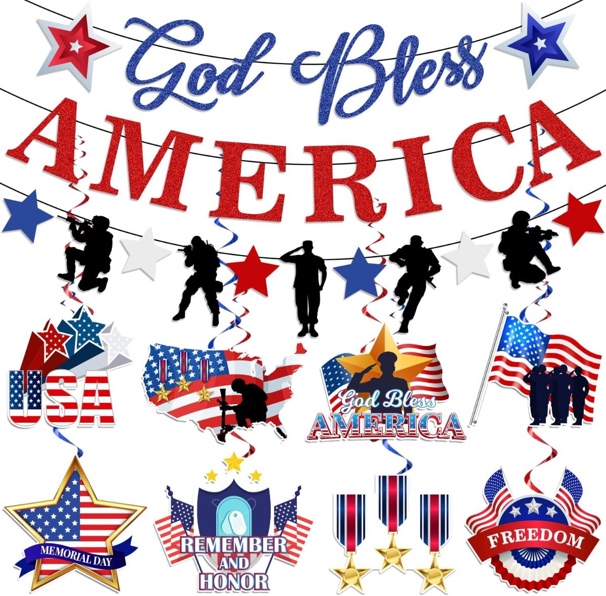 God Bless America Banner