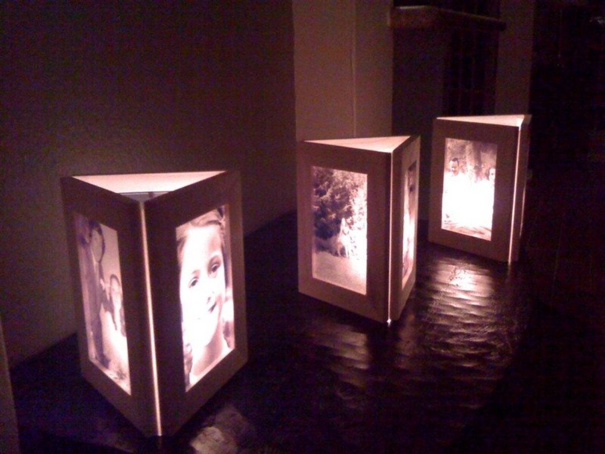 Wonderful Glowing Photo Luminaries | 4 Easy Steps
