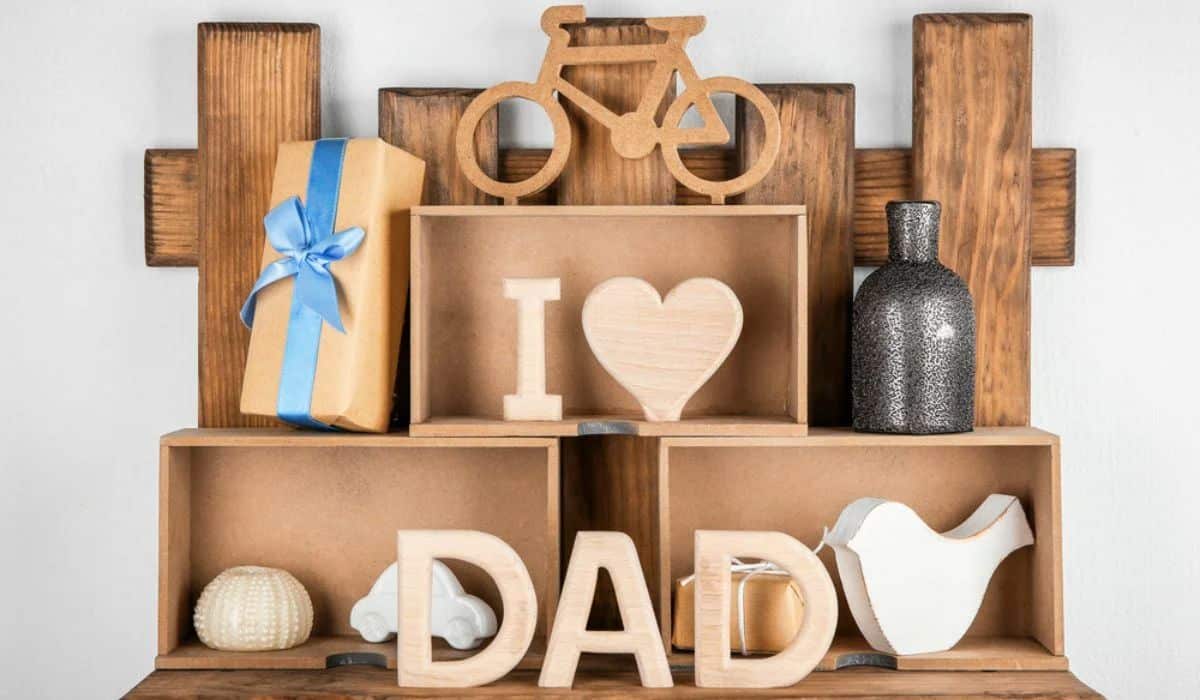 Cozy Father's Day Corner with Multiple Decorations